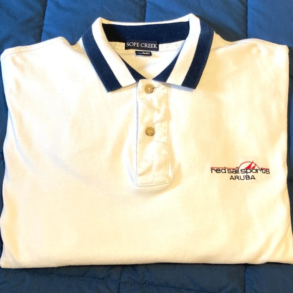 Red Sail Sports Aruba Polo Shirt Sope Creek 100% Cotton - Picture 9 of 9